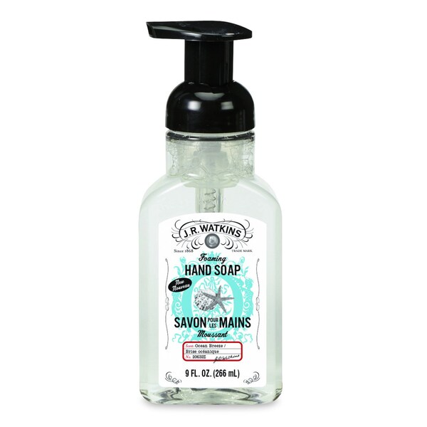J.R. Watkins Ocean Breeze Scent Foam Hand Soap 9 oz 20632 Zoro
